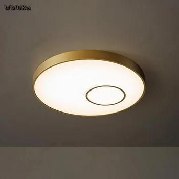 

All copper Nordic bedroom lamp ceiling lamp modern minimalist led study balcony lamp room lamp lamp CD50 W07