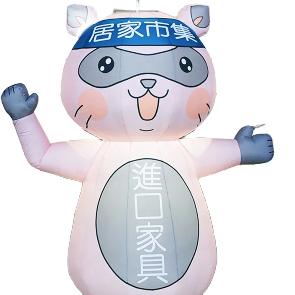 High quality Customed inflatable cat air dancer  animal cartoon Outdoor advertising welcomes air dancers 2