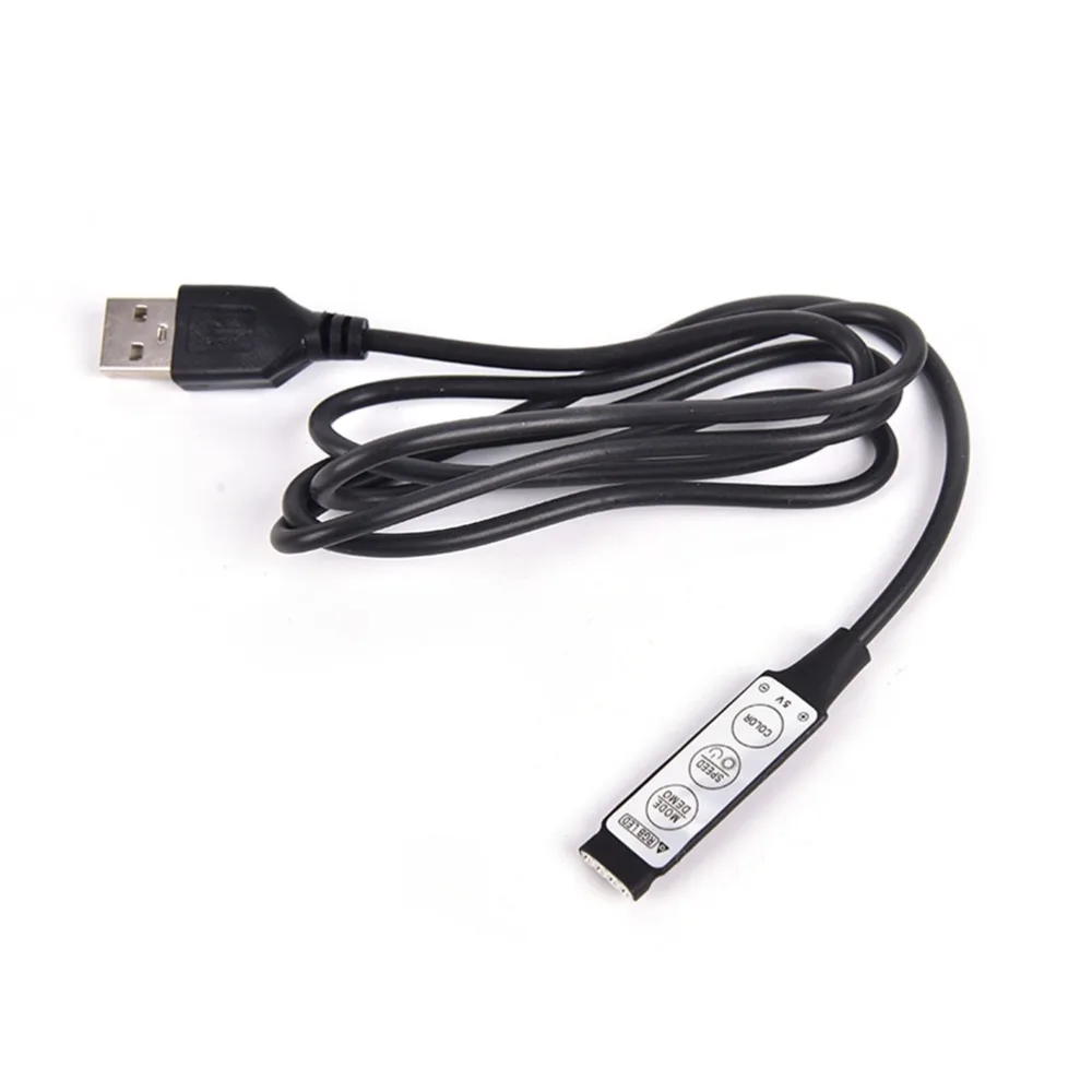 0 5 м 1 RGB контроллер 5V USB соединительный кабель с разъемом кабеля 4pin линия диммер 3