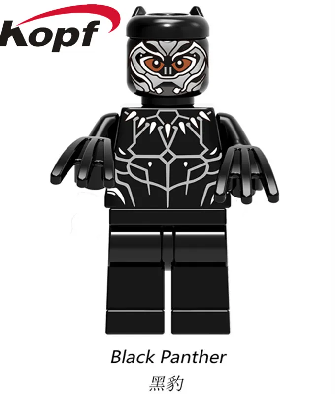 Одна распродажа, Супер герои, Черная пантера, Erik Killmonger Deathstroke, куклы, строительные блоки, рождественский подарок, игрушки для детей XH 799