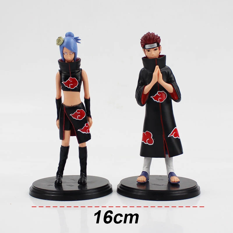 2 шт./лот фигурки Наруто SASUKE kakashi Шикамару Хината Мадара Гаара боль в стиле Итачи Минато Курама Сасори Дейдара Akatsuki модель игрушка - Цвет: F-opp bag