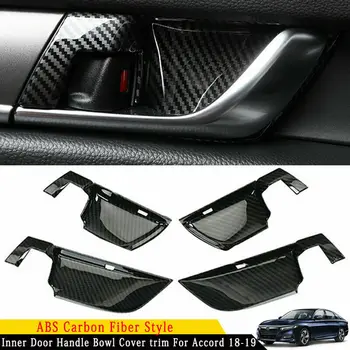 

Carbon Fiber Style Door Handle Cover Inner Bowl Trim Auto Decal Protector