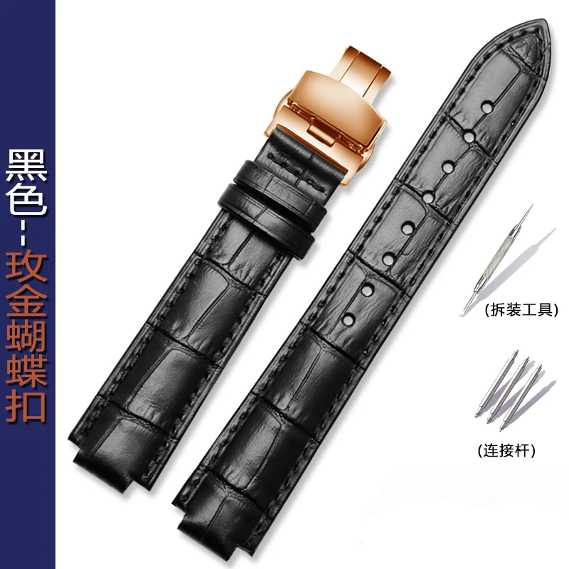 For LV Watch Raised Mouth for Louis Vuitton Tambour Series Q1121 Dedicated  Watchband Men Women Q114k Genuine Leather Watch Strap