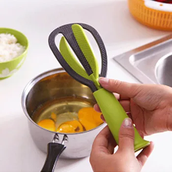 

Rotating Plastic Vertical Multifunction Egg Beater Cooking Tool Non-stick Wash Rice Sieve Rice Spoon 1pcs