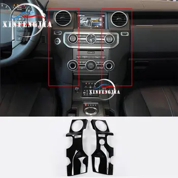 

2pcs Black Center Control Air Outlet Frame Cover Trim For Land Rover LR4 10-2016