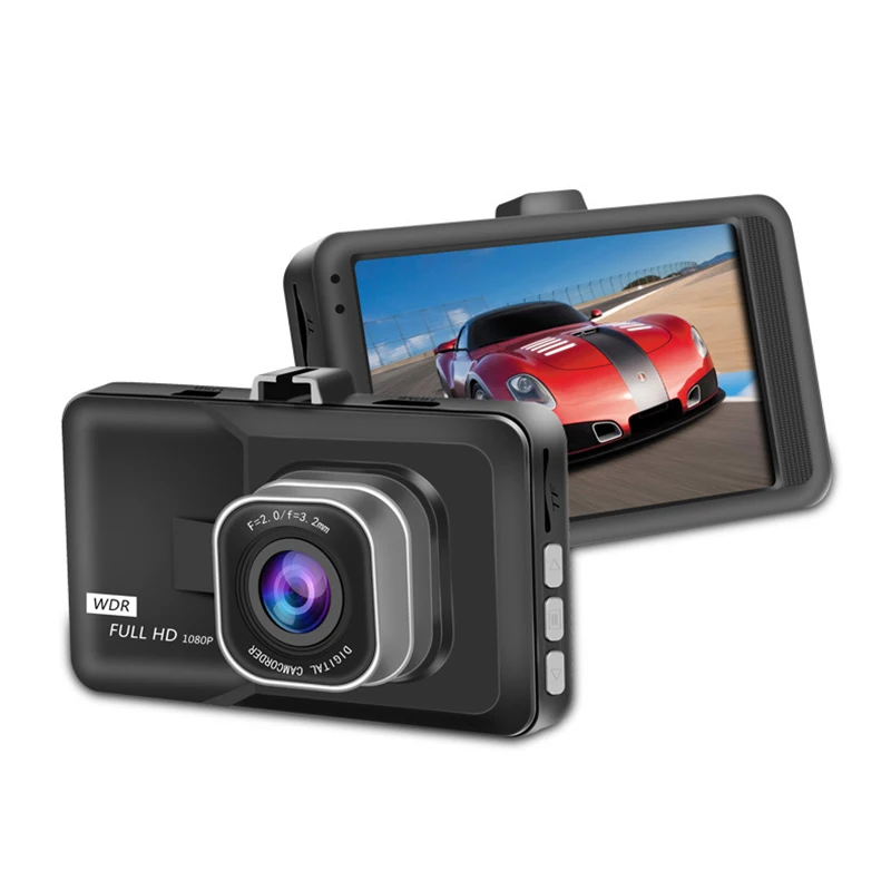 Hd 1080P 170 градусов супер широкоугольная Автомобильная камера 3,2 дюймов Tft экран G сенсор, широкий динамический, циклическая запись Спорт Двойной рекордер