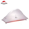 Naturehike CloudUp UPGRADED Series 1 2 3 Persons camping Tent Backpacking Double-layer Lightweight Tent With Free Mat ► Photo 1/6