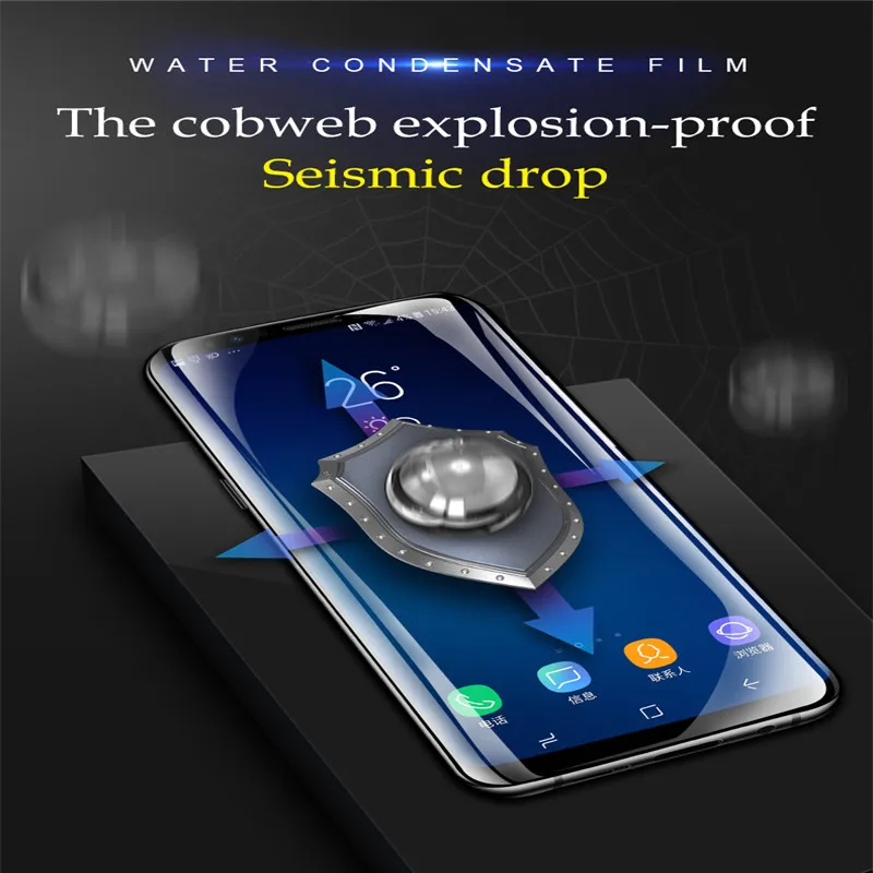 Гидрогелевая пленка для samsung Galaxy S7edge S8 S9 Plus S10E S10+ 5G Защита экрана для Note 8 Note 9 Note 10P мягкая пленка не стекло