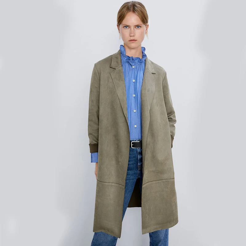 ZA шерстяное пальто Трендовое свободное шерстяное пальто Осень Зима Новая повседневная элегантная женская одежда повседневное Свободное пальто вечерние подарки