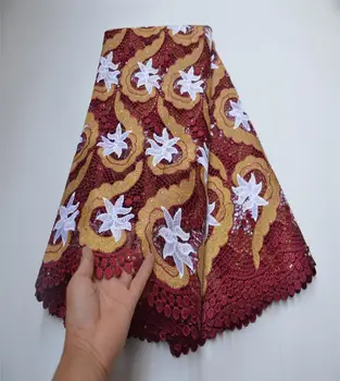 

French Cord Lace Fabric 2020 Latest African Lace Fabric With Stones Embroidery Mesh Lace Fabric High quality Nigerian Lace dress