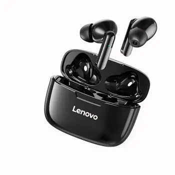 Lenovo-auriculares inalámbricos XT90 con micrófono cascos estéreo HD con Control táctil, bluetooth 5,0, 300mAh