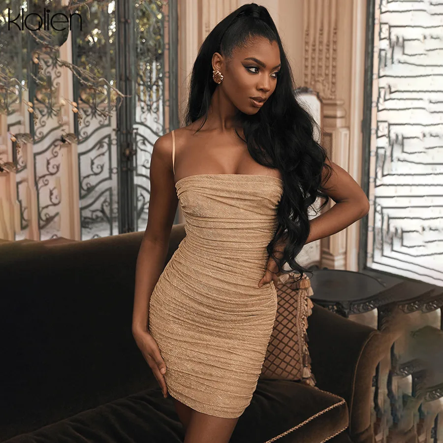 mid length glitter dress