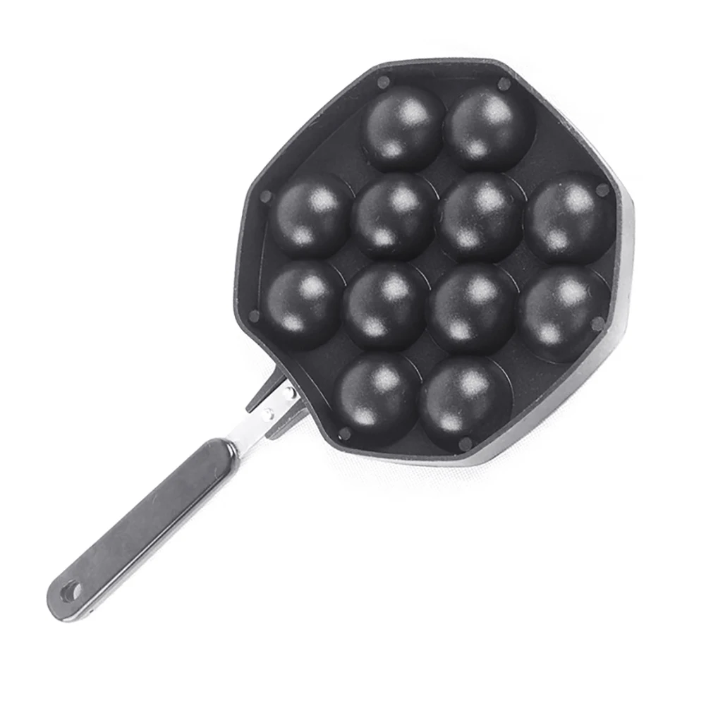 12 полостей из алюминиевого сплава Takoyaki Pan Maker формы для выпечки пресс-формы для приготовления пищи Осьминог машина для выпечки