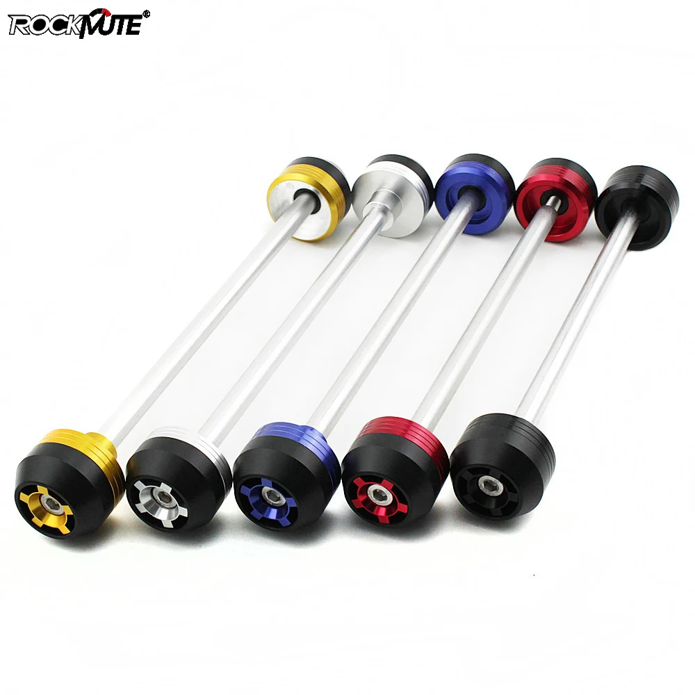 

For Kawasaki KLE VERSYS 650 2007-2017 Motorcycle Front Axle Fork Crash Sliders Wheel Protector