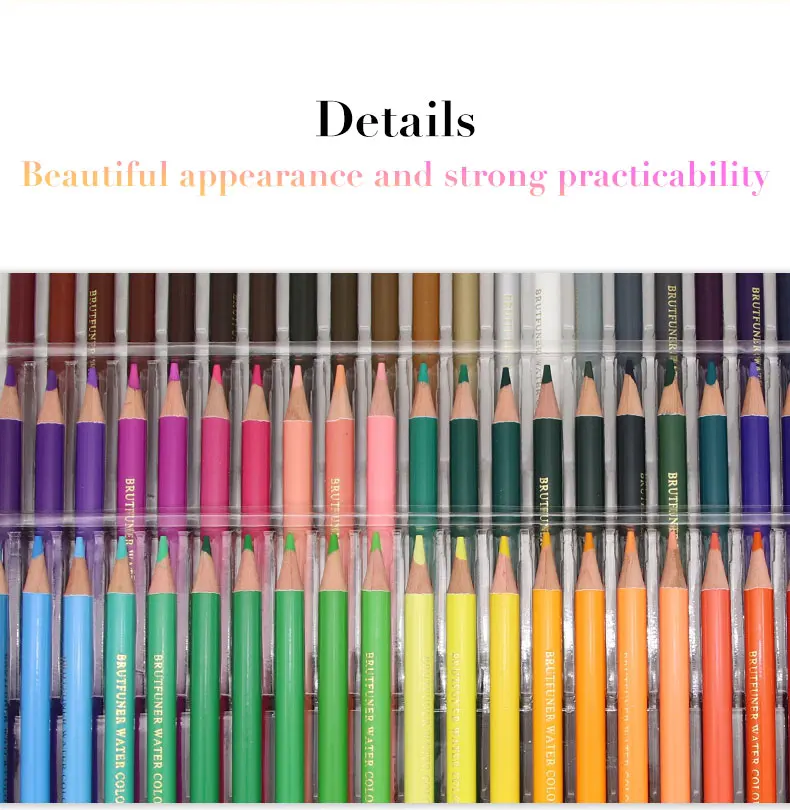 Brutfuner 120/160/180 Colored pencils Professional Watercolor Oil Dra –  AOOKMIYA