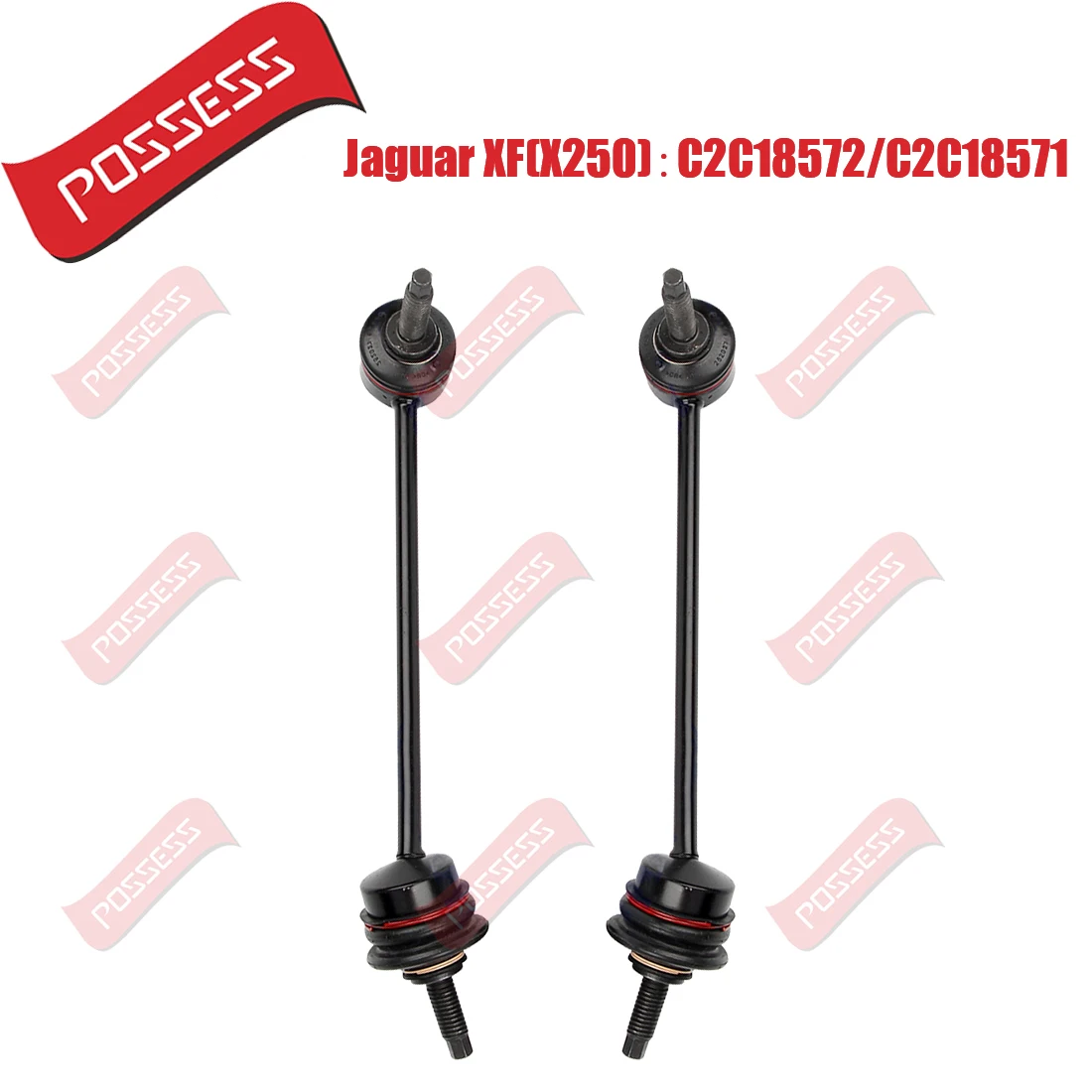 A Pair of Rear Axle Sway Bar End Stabilizer Link Ball Joint For Jaguar XF X250 XJ X350 XJL X351 ,C2C18572XK 8 X150 S-TYPE CCX,