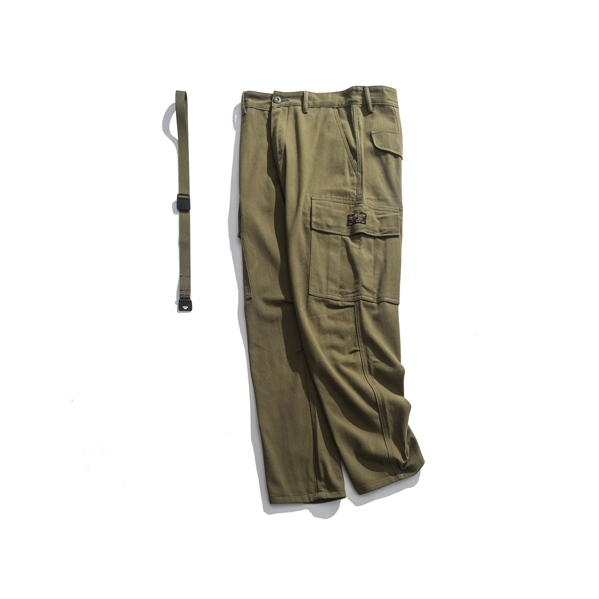

2019 New Style Military-Style Multi-pockets Workwear Pants Men Autumn And Winter Casual Pants Loose Straight-leg Pants MEN'S Tro