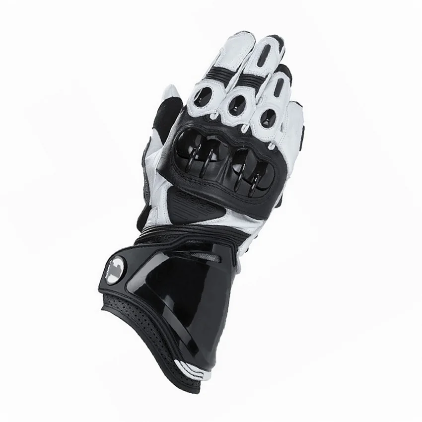 

Hard shell Leather Racing Gloves GP PRO Motorcycle New Style Long Star Gloves Racing Driving Motorbike Original Cowhide Gloves