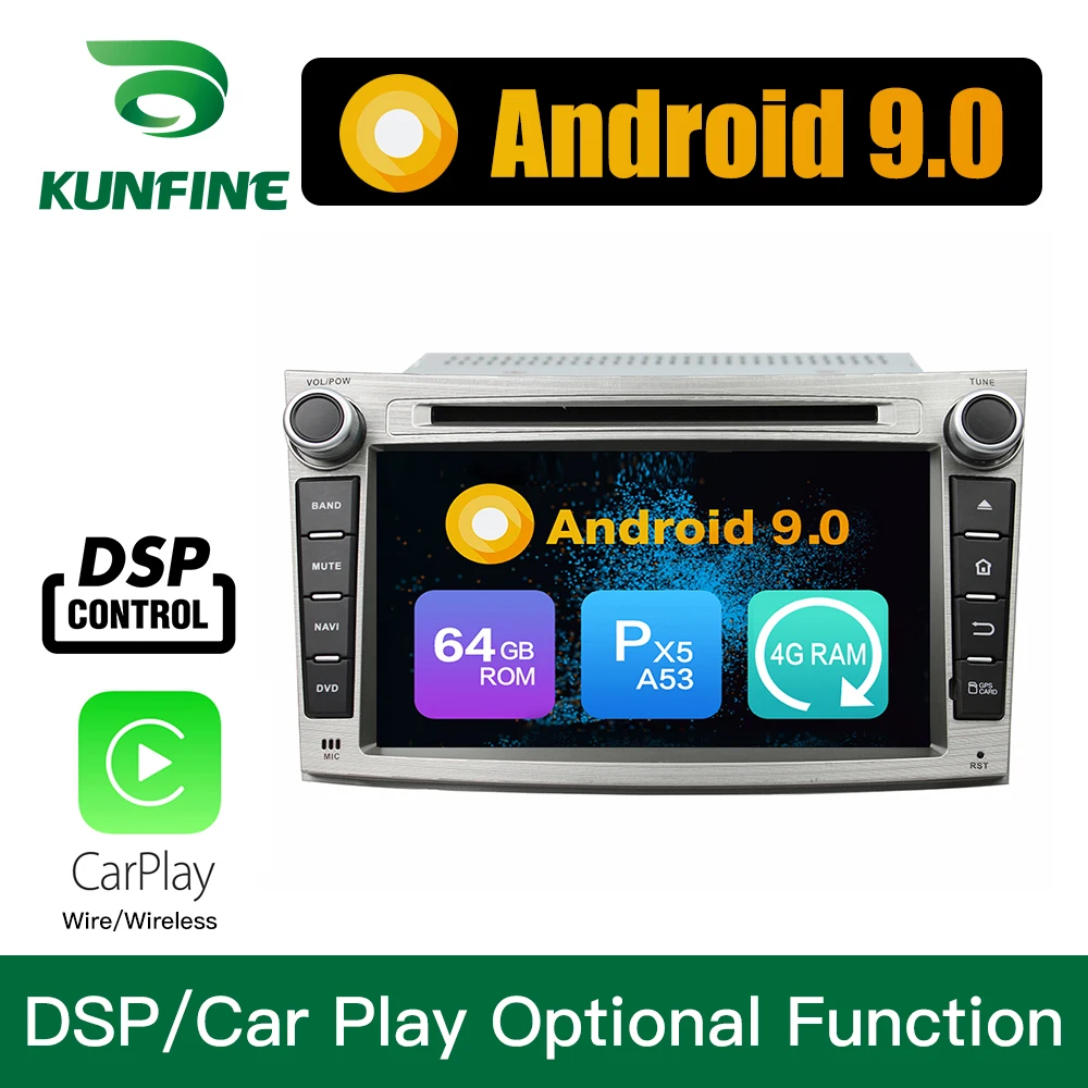 Clearance Android 9.0 Octa Core 4GB RAM 64GB ROM Car DVD GPS Multimedia Player Car Stereo for Subaru Legacy outback 2009-2012 Radio 2