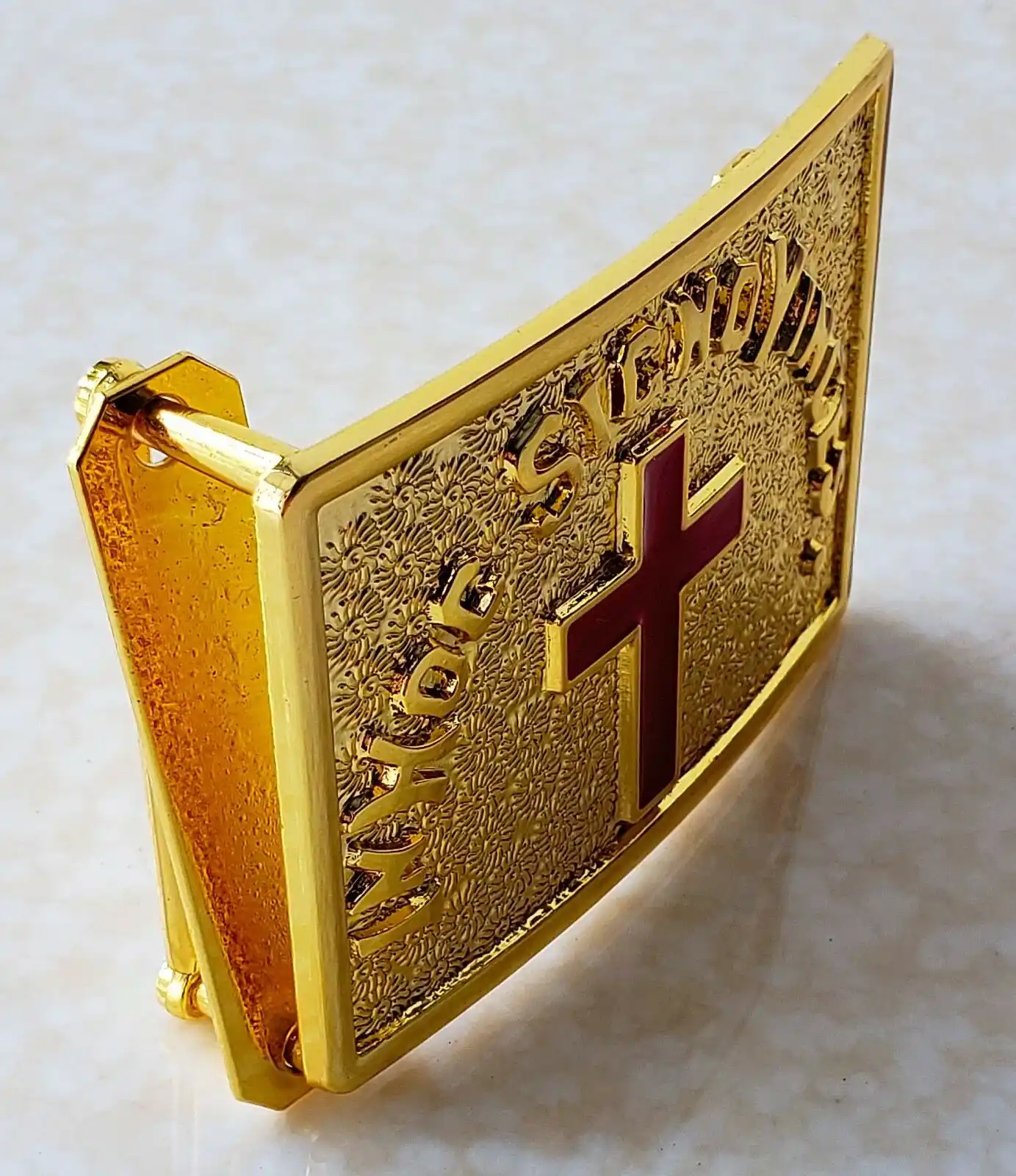 knights templar belt buckle
