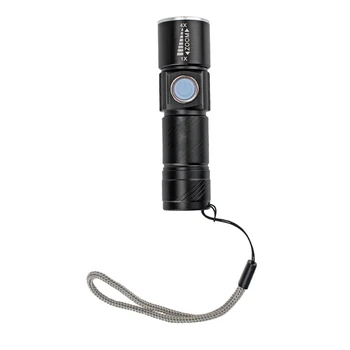

New Bicycle Light 2000 Lumen USB Rechargeable Bike Front Light Bike Light Zoom Flashlight Waterproof Built-in Battery