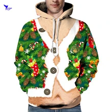Рождество 3D печатные толстовки с капюшоном длдя паркура для мужчин/женщин осень уличная с капюшоном пуловеры Скейтбординг спортивная одежда толстовки Одежда