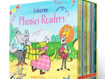

4-10 year Children's English Learning book education picture book Usborne Phonics Readers Box set help child be reader 20pc/set