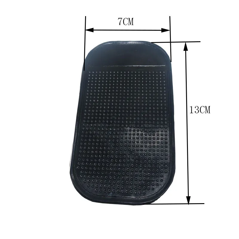 1 Pcs Black car center console mobile phone anti-slip mat perfume storage stick silicone car decoration supplies