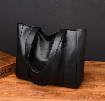 

PU Leather Handbag With Pendant Office Ladies Crossbody bags Large Capacity Wallet Solid Color Clutch