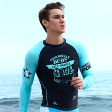 Спортивный солнцезащитный костюм для серфинга, купальник с длинным рукавом, мужской костюм для подводного плавания