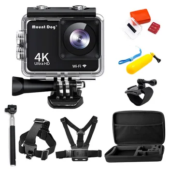 

MountDog Sports Action camera Ultra HD 4K Waterproof Sports Cam Remote Control Video Cam corder DVR Camera Underwater Action Cam