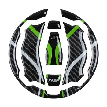 

For kawasaki z900 motorcycle sports car fasp z900 genuine carbon fiber Key pad Fuel tank cap sticker