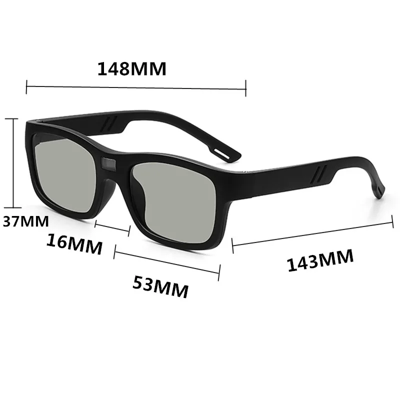 ZHIYI Smart Chameleon Driving Glasses LCD Computer Chip 0.1 Second Photochromic Polarized Sunglasses Eye Protection