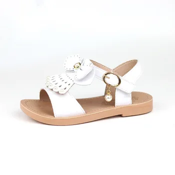 

1-12 Years Fashion Pearl Sandal Big Kids Girl Toddler Summer Leather Sandals Children Shoes Baby Infant Girls Summer Bow Sandals