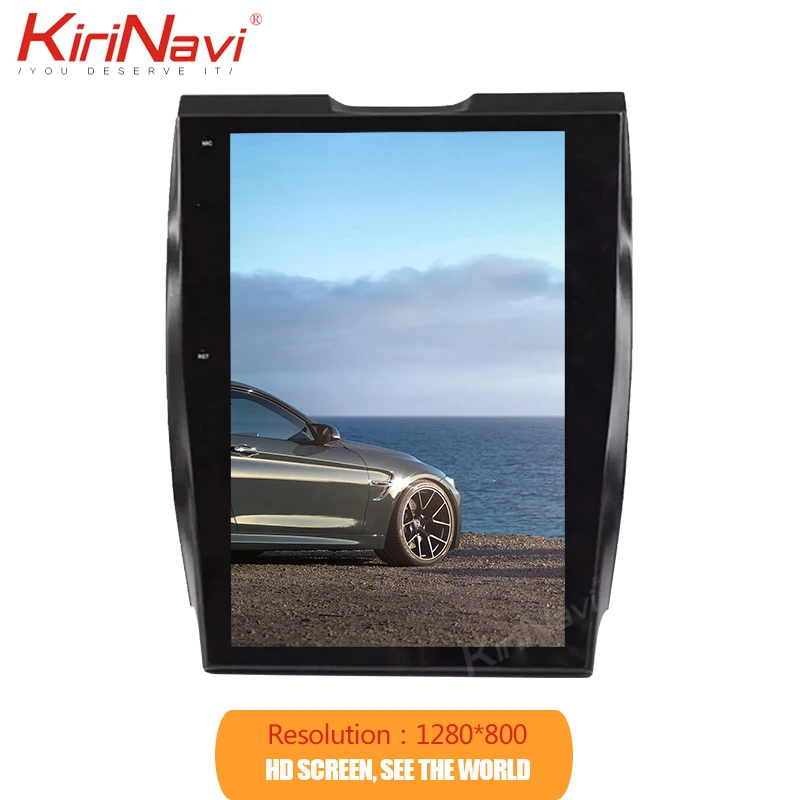 KiriNavi вертикальный экран Tesla style 12," Android 8,1 автомобильный Радио gps навигатор для Ford Edge автомобильный DVD мультимедийный плеер 4G