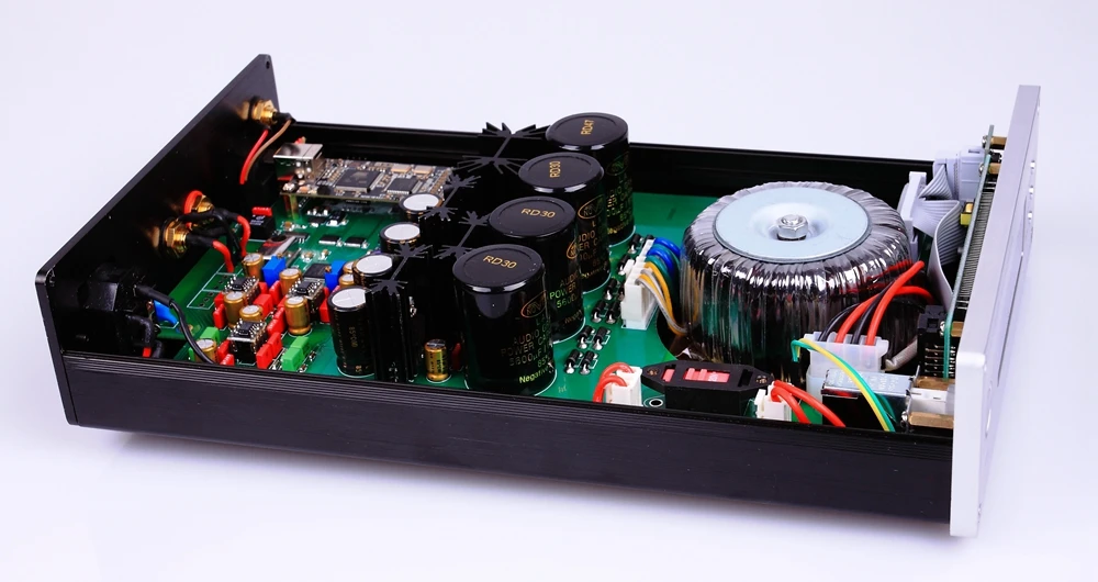 R-064 ES9018 DAC HiFi декодер звукового сигнала USB 384K DSD мягкое управление PCM или DSD воспроизведение один-чип индивидуальный источник питания TCXO кристалл