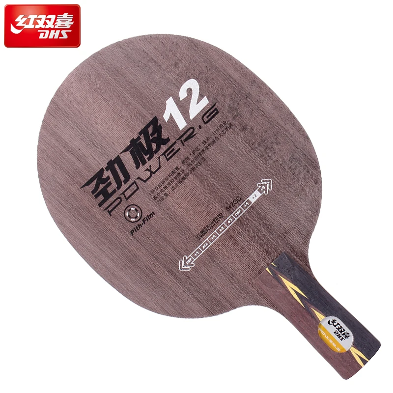 Original DHS PG12  AC Carbon Table Tennis Blade Loop Attack OFF FL handle and CS handle DHS ping pong bats