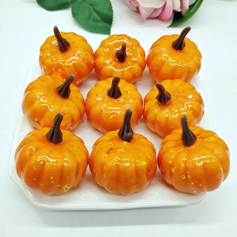 12 шт. Дети моделирование DIY игрушечные тыквы Детские ролевые маленькие пены игрушечные тыквы забавные для игрушечной кухни рождественские игрушки