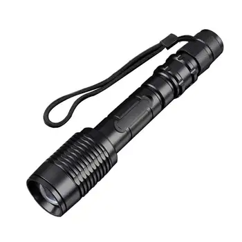 

Waterproof LED Flashlight Strong Light Zoomable 5 Modes Hiking Outdoor Supply