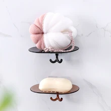 Мыльница для ванной комнаты Подставка для хранения тарелка мыльница лоток всасывающий держатель мыльница чехол полка настенная корзина для посуды аксессуары Прямая поставка