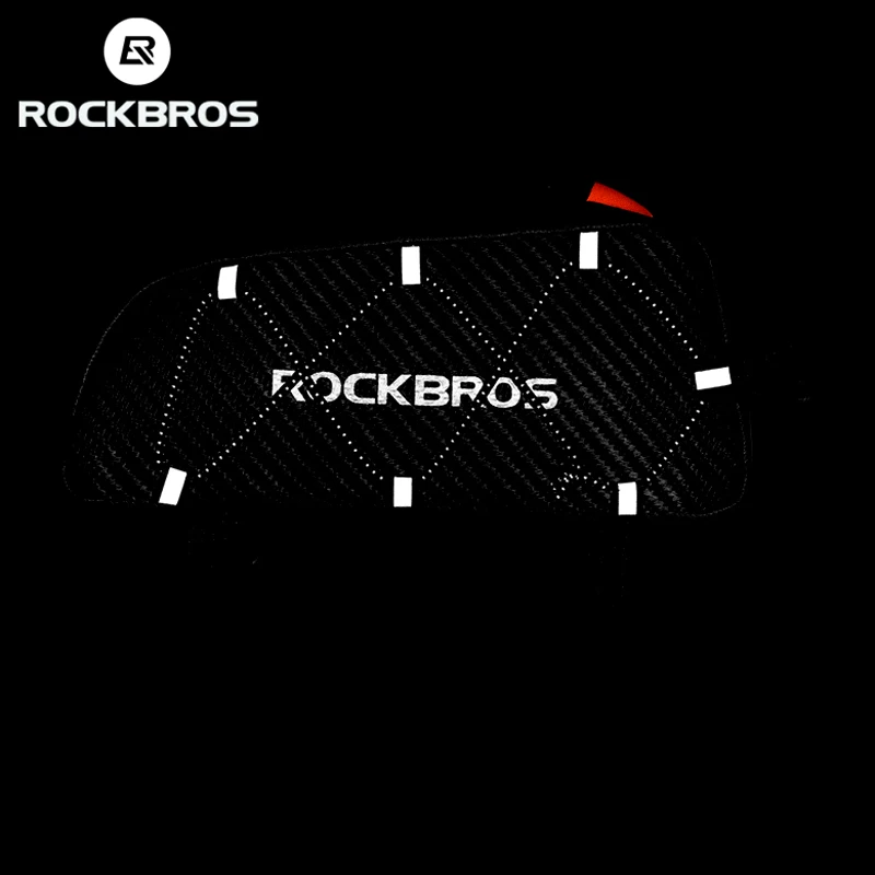 Bike bag bicycle bag bike accessory ROCKBROS Bicycle Bag Reflective Front Top Frame Tube Bag Ultralight Portable Bike Parcel Big Capacity Pocket Cycling Accessories