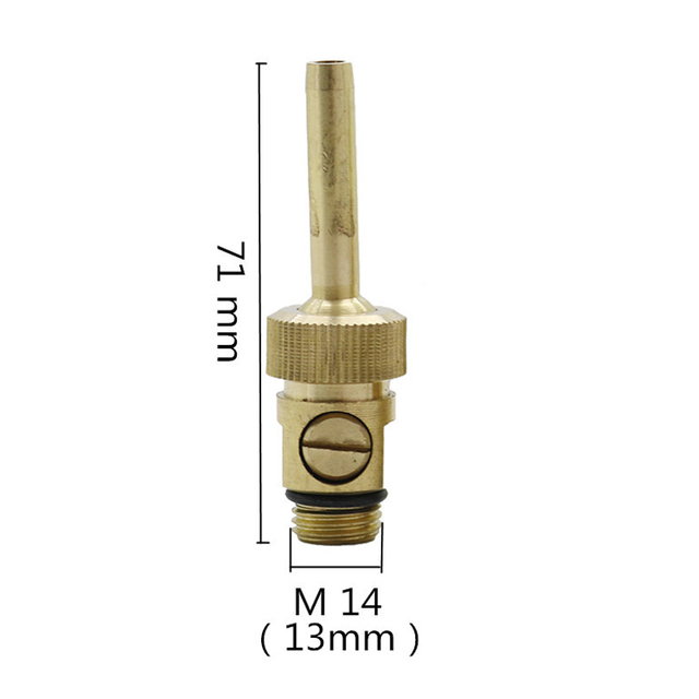 Adjustable Brass Water Curtain Waterline With Valve Fountain Nozzle 1/4" M10 M12 M14 Male Thread Garden Landscaping Fountain