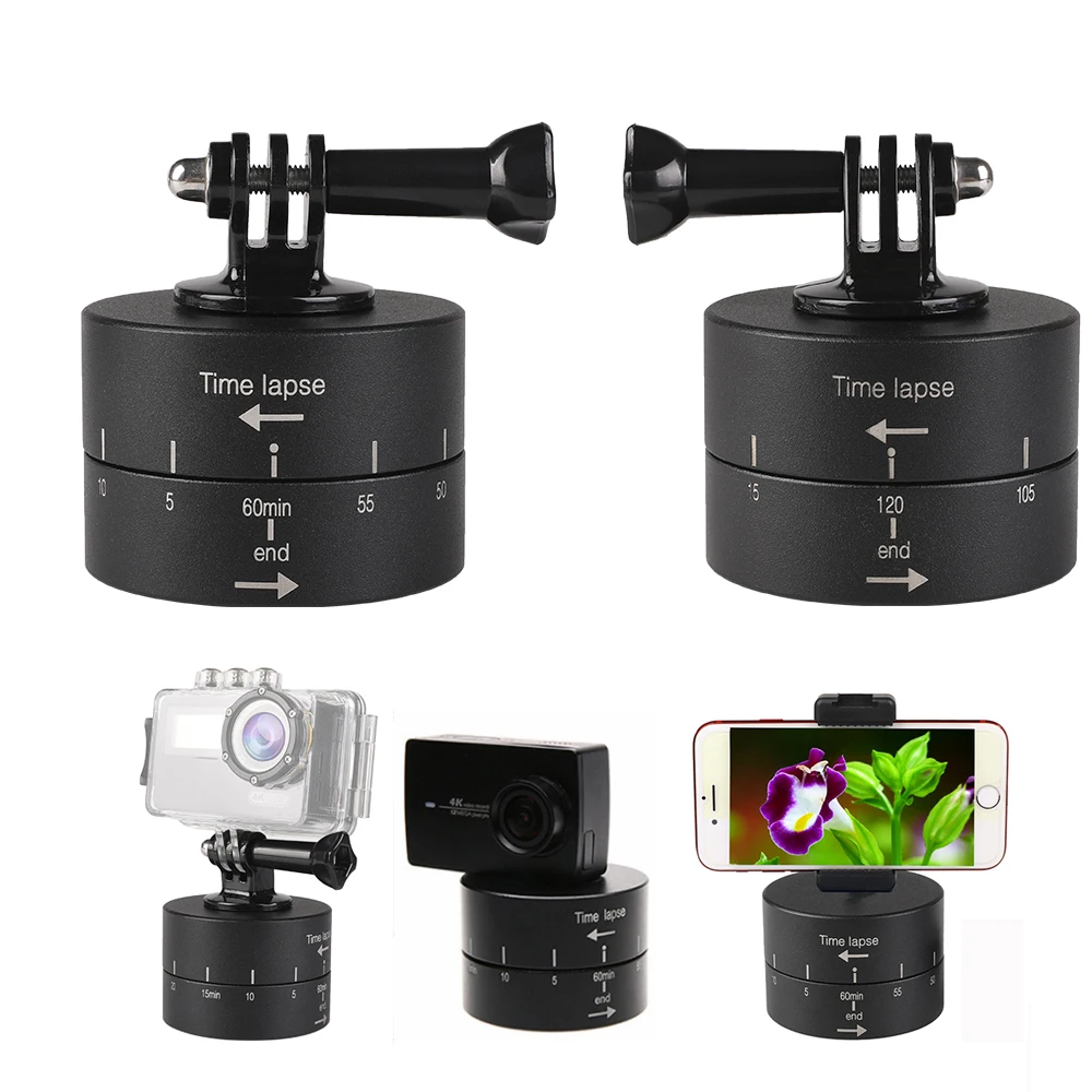 Go pro Accessories 60min 120min Timer Time Lapse For Gopro 9 8 7 6 5 4 3 2 DJI OSMO Yi 4K Sj4000 Sj7 Smartphone Redmi 7 iphone7