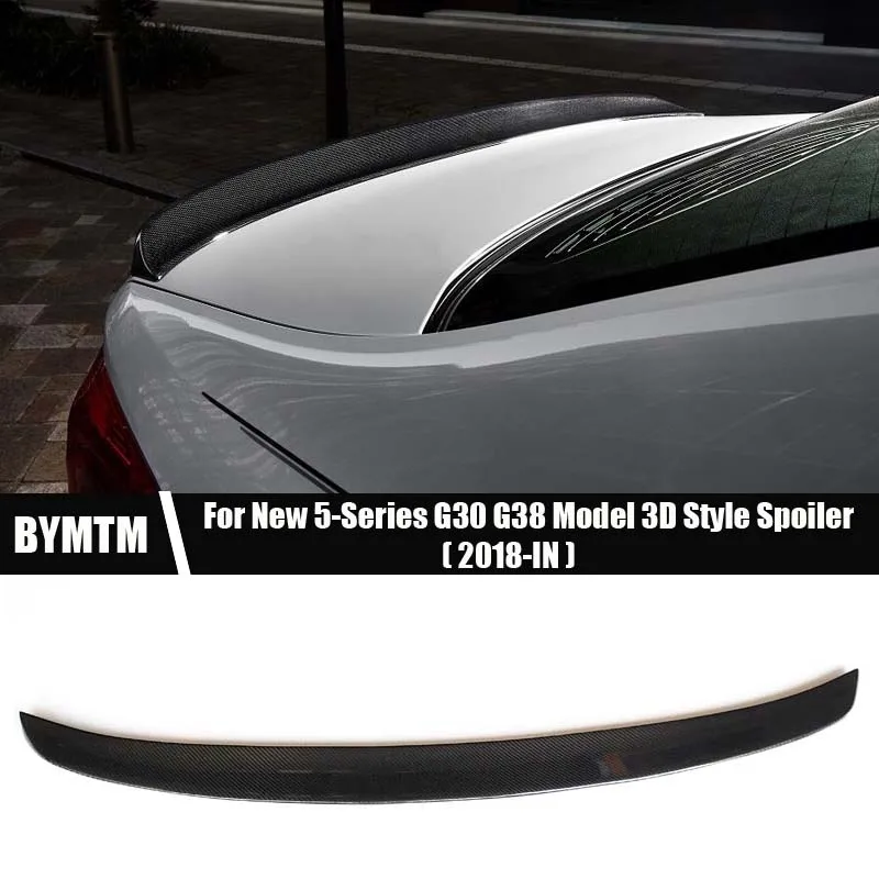 

3D Style Carbon fiber Spoiler Rear Trunk Lip For 5 Series G30 G38 F90 M5 BEV 525i 530i 540i