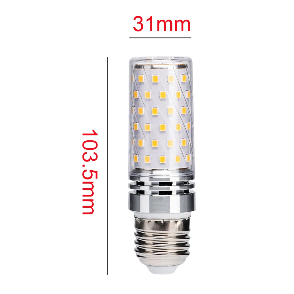 3 Pcs Bright E27 Aluminum Led Hotel Shopping Mall Decorative Non Flickering Office Screw Type Energy Saving Corn Light Durable