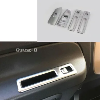 

Top Car ABS Chrome Handrail Armrest Door Window Glass Switch Button Panel Trim For Mercedes Benz Vito W447 2017 2018 2019