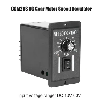 

CCM2US 10-60V DC Motor Speed Controller Slow Down Motor Controller Positive Negative Rotating Control Switch