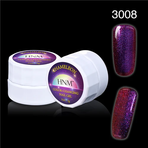 HNM изменение цвета Хамелеон Гель лак для ногтей гибридные Лаки замочить от УФ-гель лак Gellak Lucky Ink Полупостоянный 5 мл - Цвет: 3008