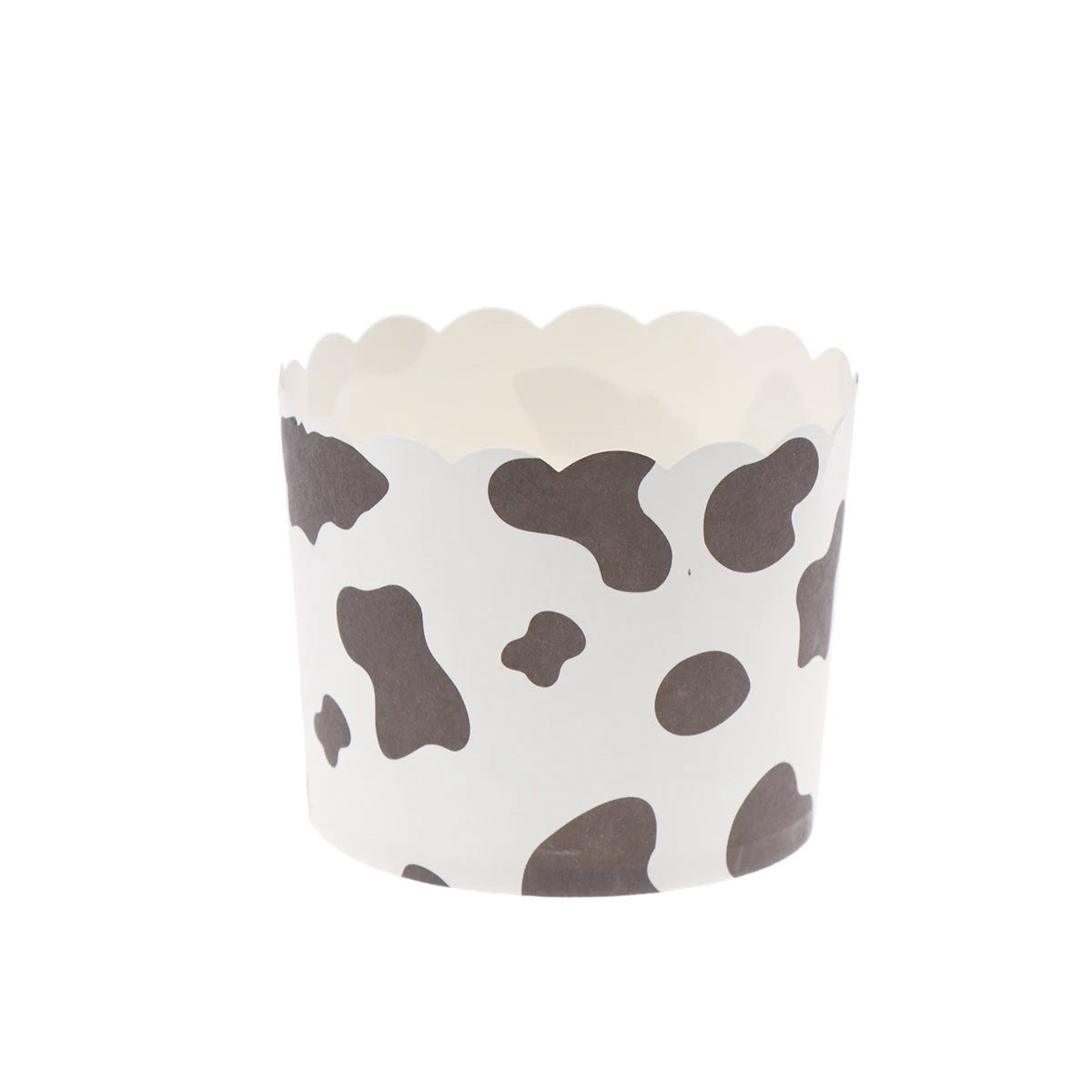 

50 pcs Cake Cups Disposable Cow Paper Heat-resistant Baking Muffin Cup Cupcake Wrappers Party Supplies for Birthday Wedding