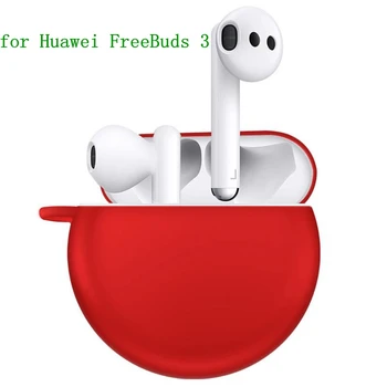 

New Silicone Earphone Case Anti-slip Full Protective Cover for Huawei FreeBuds 3 Headset Accessories